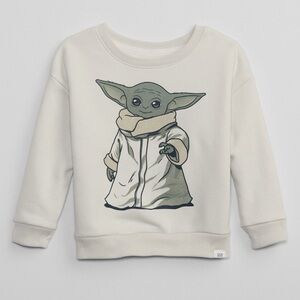 NWT babyGap x Star Wars The Mandalorian The Child Baby Yoda Fleece Sweatshirt